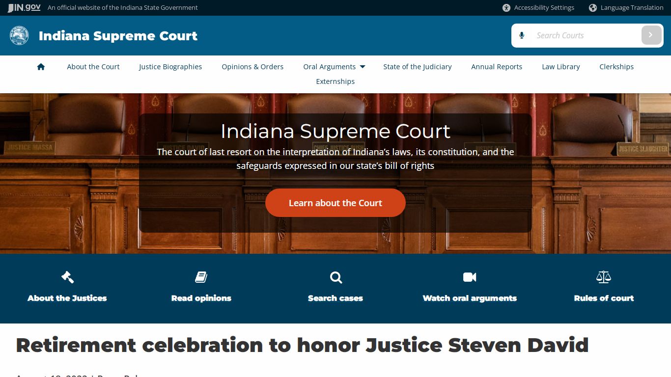 Courts: Supreme Court: Home